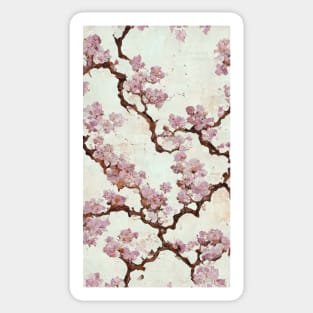 Cherry Blossom Mural Painting Sticker